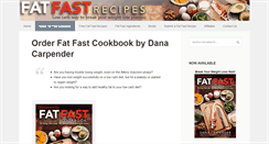Desktop Screenshot of fatfastrecipes.com